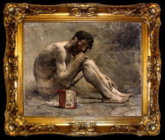 framed  Jules Bastien-Lepage Diogenes, ta009-2